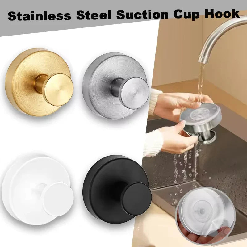 Stainless Suction Cup Wall Hooks